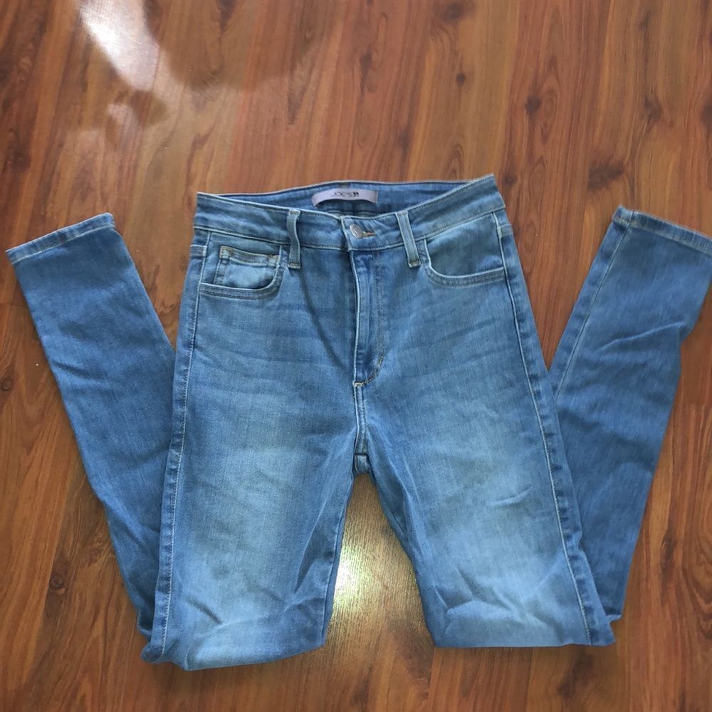 Joe’s High waist skinny jeans stretch light wash size S